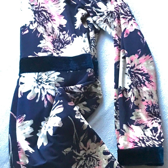 Blue/ floral party dress - Picture 5 of 7